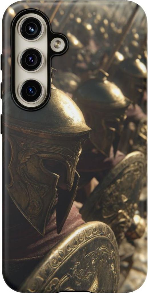 Spartanische Phalanx – Handyhülle mit mattem Design Kompatibel mit Galaxy S24