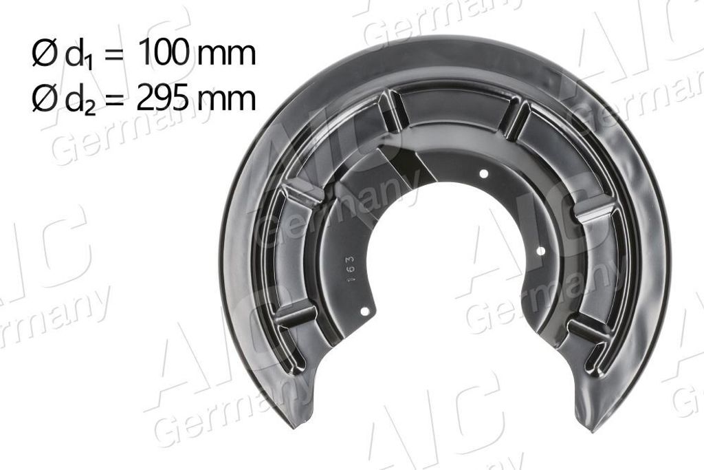 AIC Spritzblech Bremsscheibe für RENAULT SCÉNIC II (JM0/1) Hinten Links 57577 Ankerblech