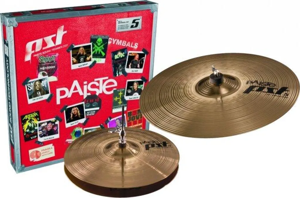 Pack Cymbales Paiste PST 5 NEW Essential Set : Fini les Sons Sourds