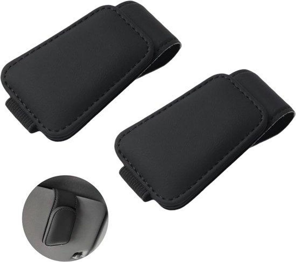 Famanu brilhouder voor auto – 2 stuks, magnetische houder, Productafbeelding 