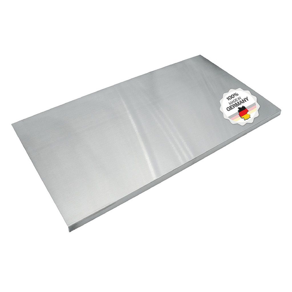 Arbeitsplatte aus Edelstahl 900x500x20mm Produktbild 