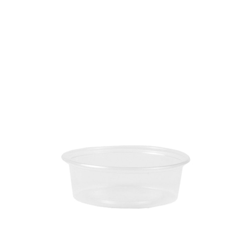 Papstar Dressingbecher transparent