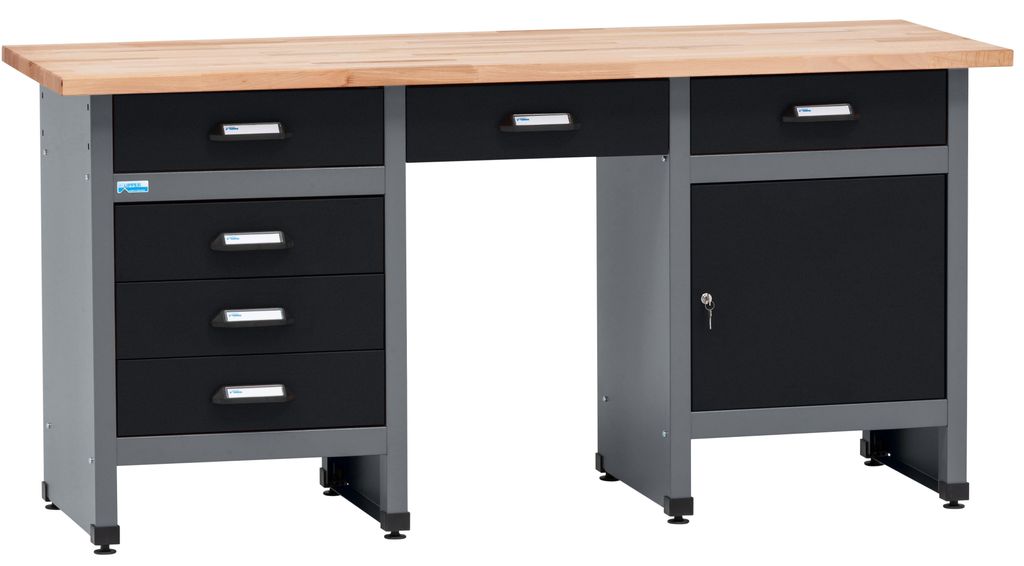 Küpper Werkbank 12579, 170x84x60 cm, 6 Schubladen, 1 Tür, Produktbild 