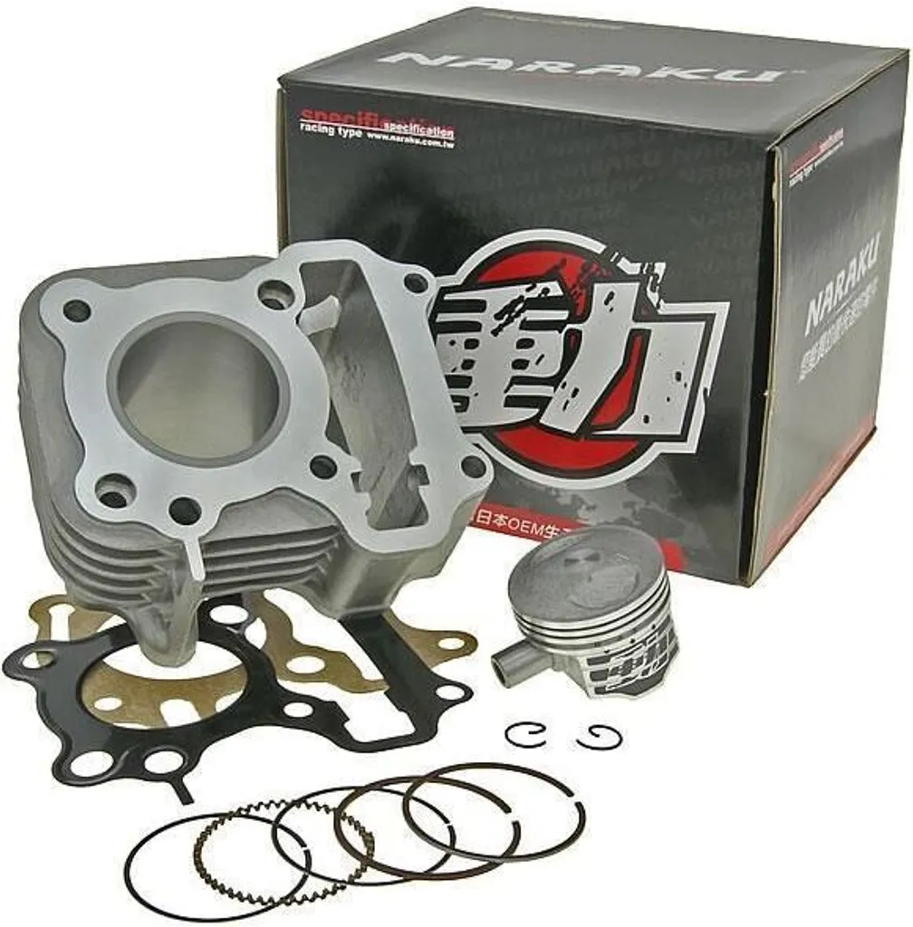 Kit cylindre Naraku 65cc pour SYM Mio 4T haut moteur scooter