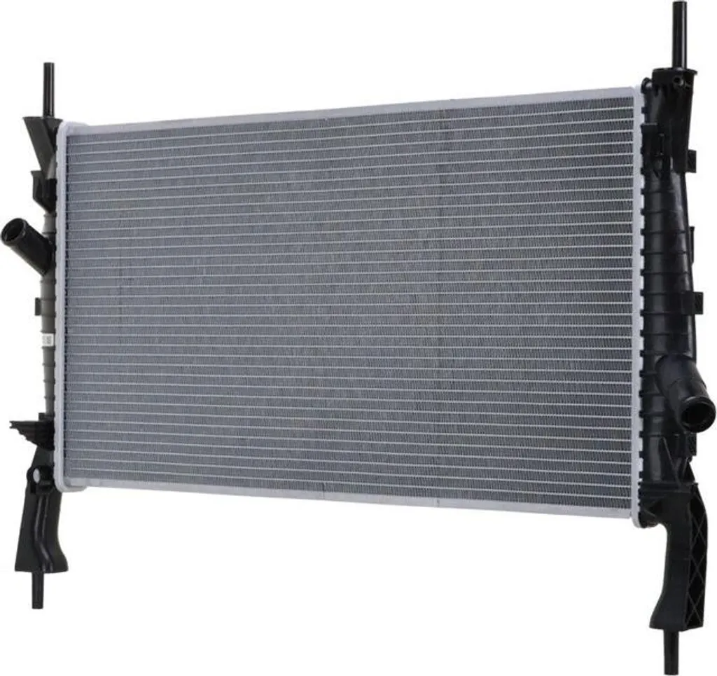 Radiateur moteur HELLA 672x358 mm pour FORD TRANSIT ailettes soudées