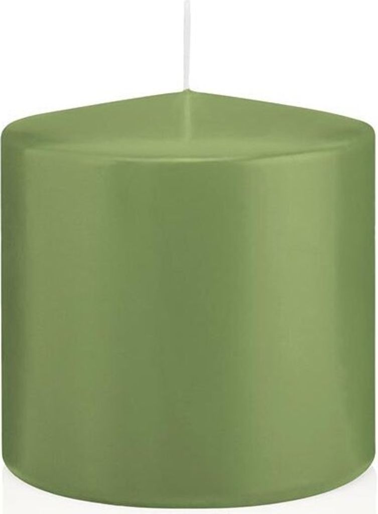 Wiedemann Stumpenkerzen Pastell Grün Aloe Vera 100 x Ø 98 mm, 6 Stück