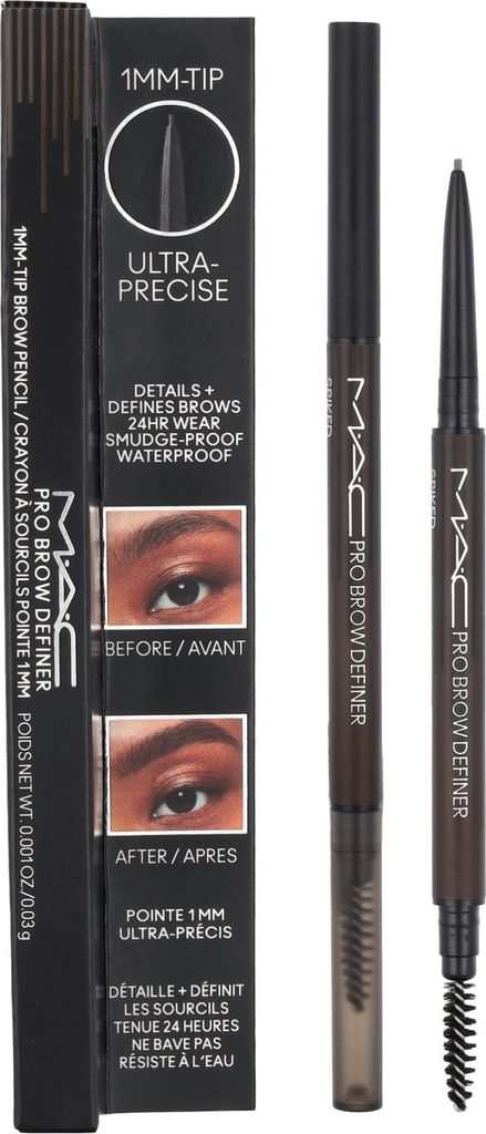 MAC Pro Brow Definer 1 Mm Tip Brow Pencil 24 Hour Waterproof Spiked 0,03 g