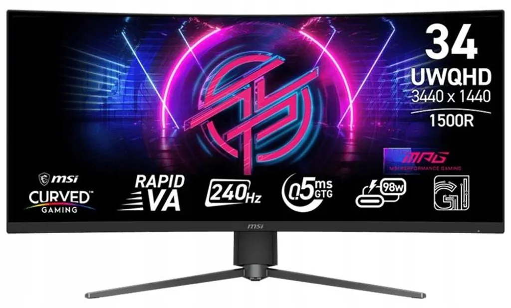 Écran PC MSI MPG 346CQRF X24 évitez la fatigue visuelle sur ce 34