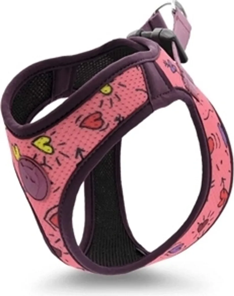 Pettorina Morso Dog Think Pink Mesh Riciclata | Qualità Artigianale Italiana