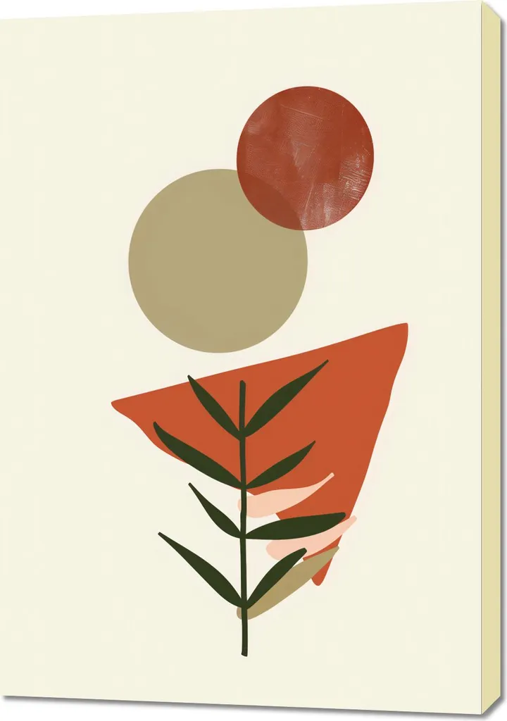 Quadro Minimal 70x100 Fibre Organiche - Design Interni Sostenibile