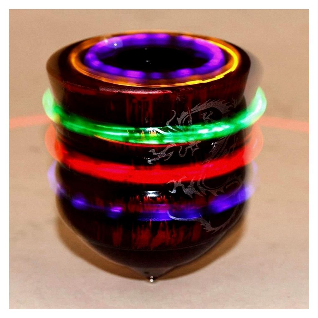 Rote leuchtende Musik-Kreisel, Geschenke für Geburtstagsfeiern, Füllmaterial für Goodie-Tüten, Strumpffüller, Kreisel