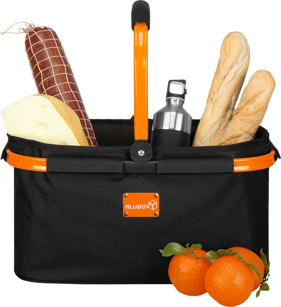 ALUBOX Einkaufskorb schwarz Produktbild 5