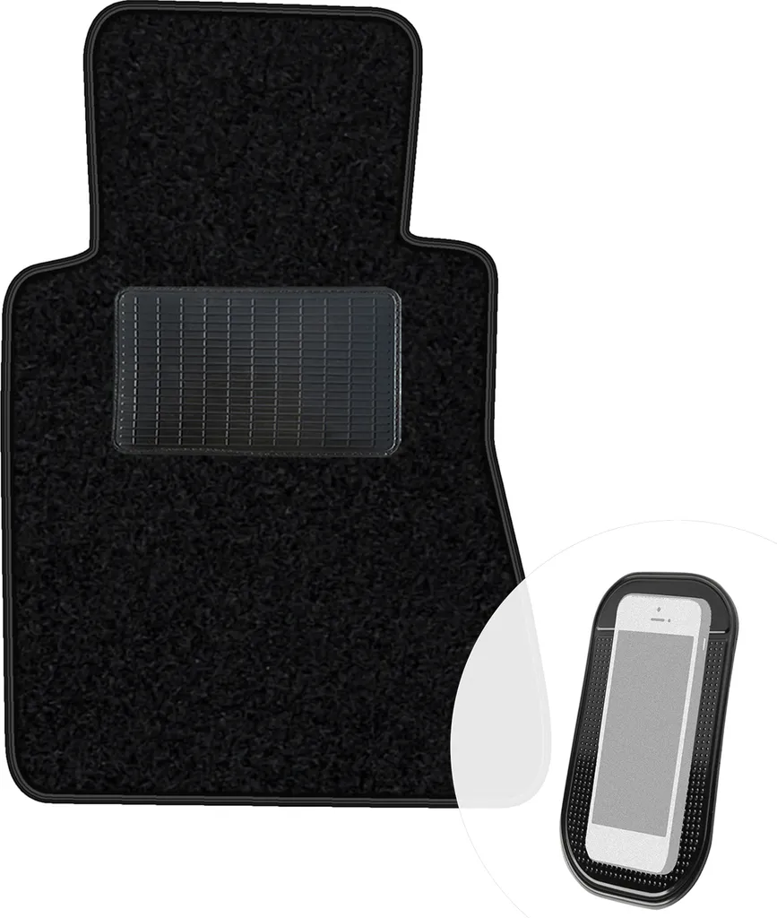 Tappetino moto-MOLTICO Mercedes Classe C W201 1982-1993 Velours