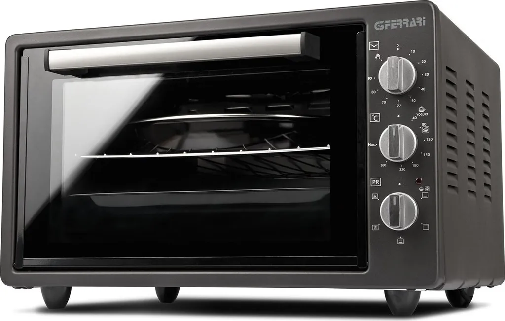 Mini Four pour Cuisine Compacte G3 Ferrari G10152 37L Noir et Inox
