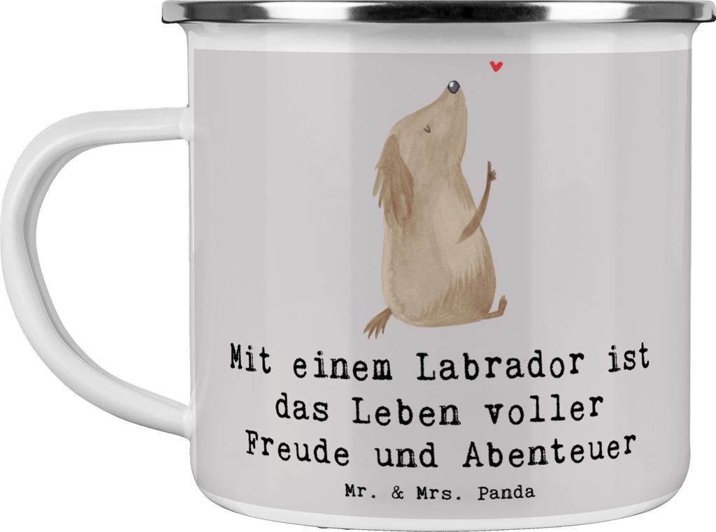 Mr. & Mrs. Panda Teetasse Labradorleben - Grau Pastell - Produktbild 