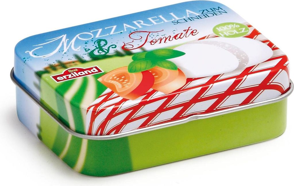 Erzi Mozzarella und Tomate in der Dose - Kaufladenzubehör