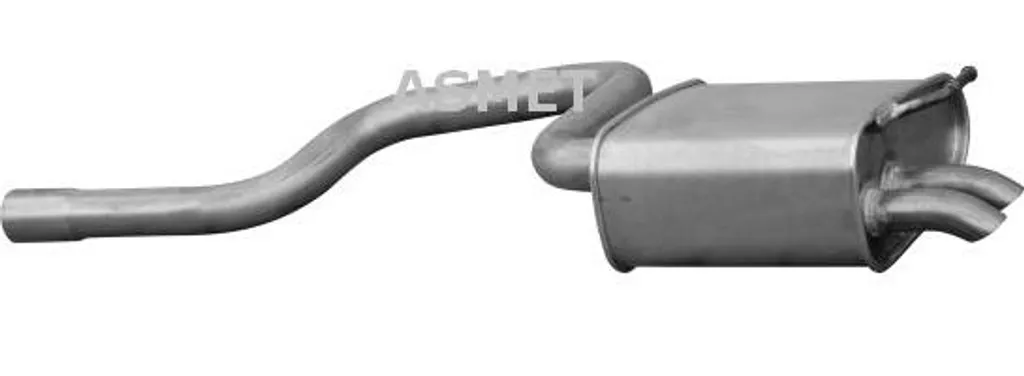 Silencieux Arrière ASMET 7184 pour Mondeo - Remplacement OE 1213491