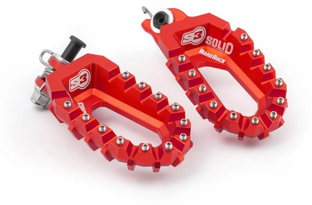 Repose-pieds S3 Solid Hard Rock avec Grip Maximal pour Terrains Difficiles