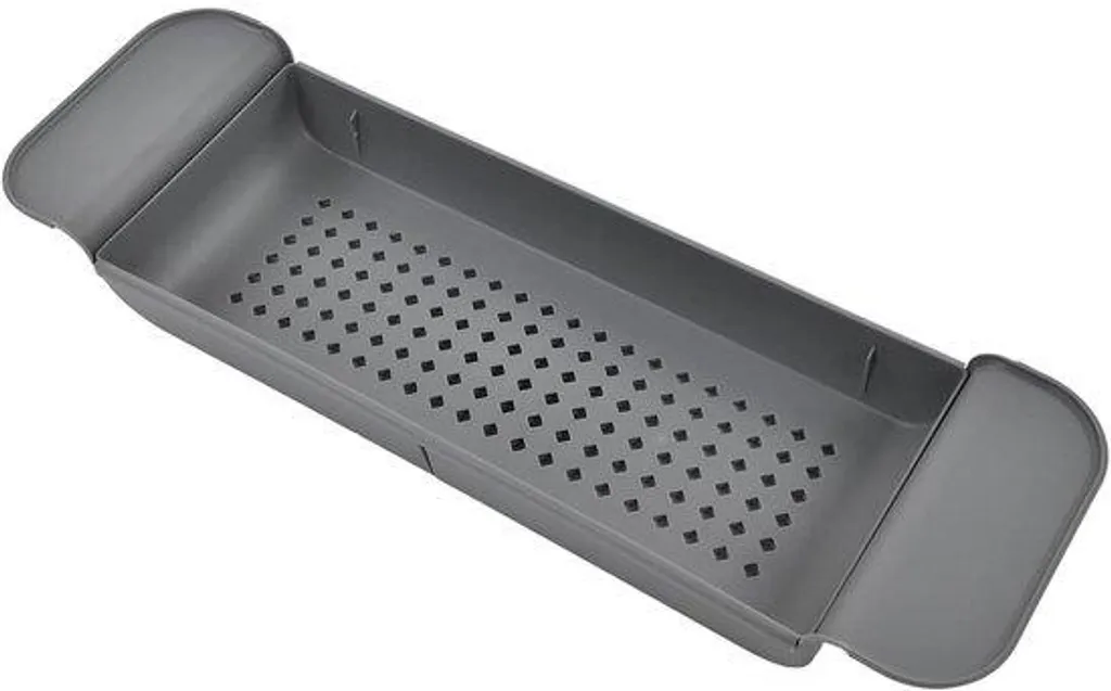 Support baignoire antidérapant gris pour éviter chutes d'objets