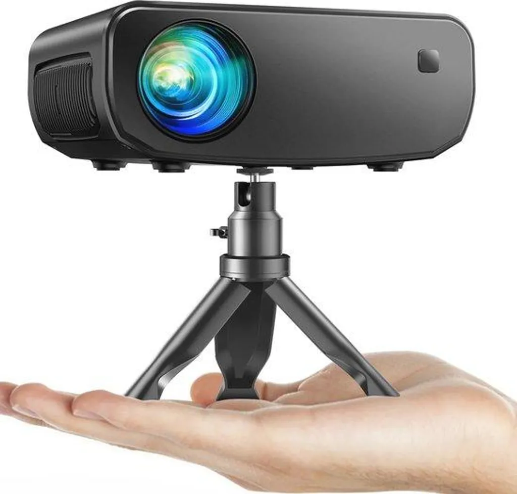 Mini Projecteur Wi-Fi pour Soirée Cinéma et Gaming 1080p HD Compact