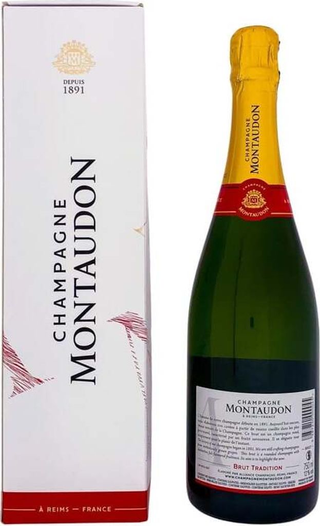 Champagne Montaudon Brut 0,75 l Geschenkpackung Produktbild 5