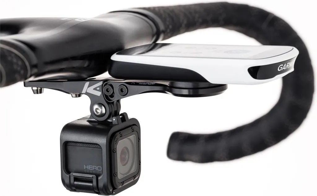 Support Garmin K-Edge Integrated Noir en Aluminium CNC Fixation Stable