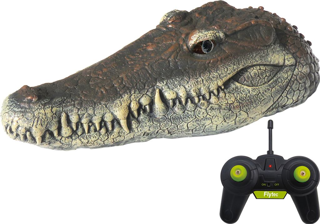 ANTCOOL RC Boot 2,4G Fernbedienung Elektrische Racing Boot für Pools mit Simulation Krokodil Kopf Parodie Spielzeug