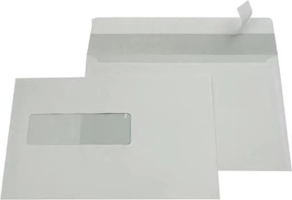Buste Gallery 156x220 mm Finestra Sinistra Interno Grigio - 500 Unità