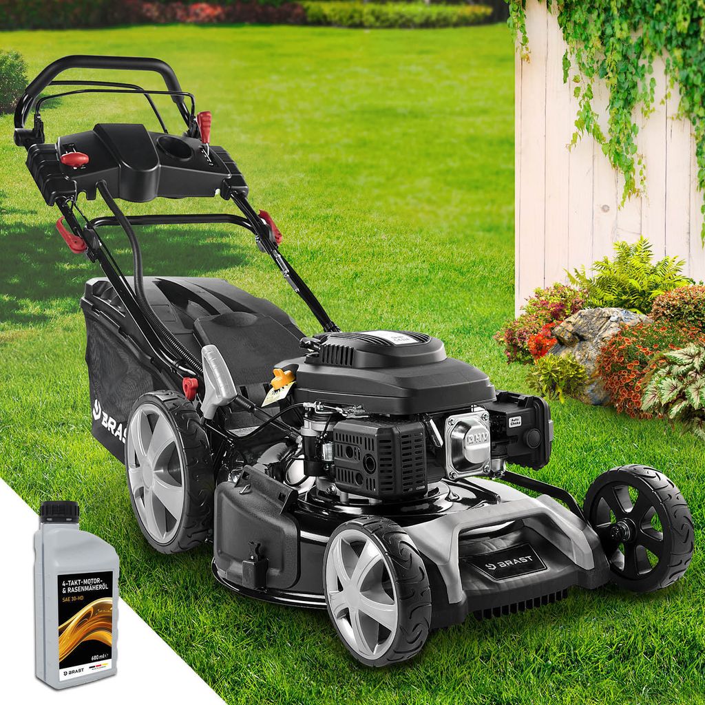 BRAST Benzin Rasenmäher mit Antrieb   5,2kW (7PS)   Produktbild 
