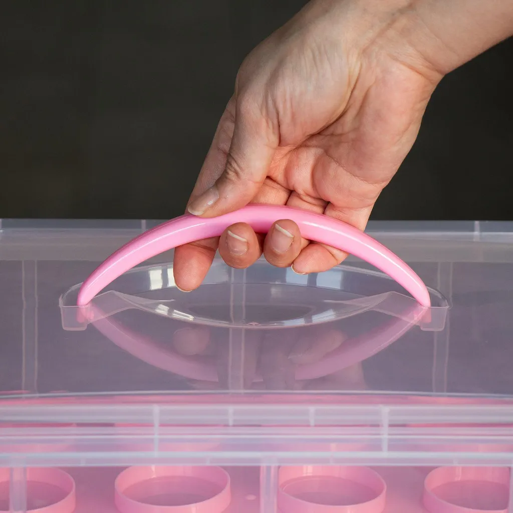Mallette de transport pour cupcakes et pâtisseries - Idéal pour fêtes - 6