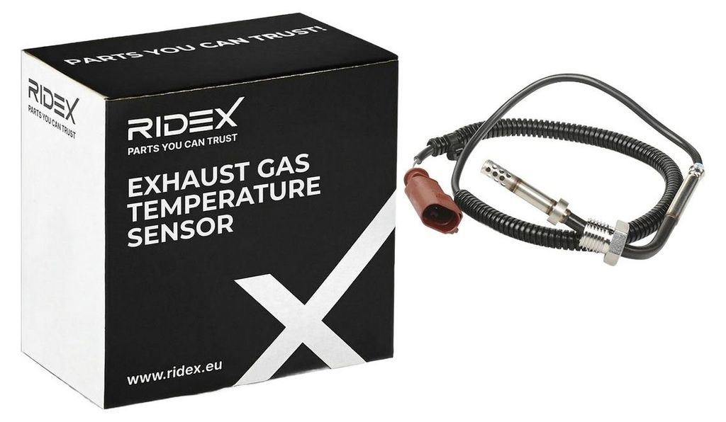 RIDEX 3938E0111 Abgastemperatursensor für VW Transporter V Bus (7HB, 7HJ, 7EB, 7EJ, 7EF, 7EG, 7HF, 7EC) M14x1,5 540mm