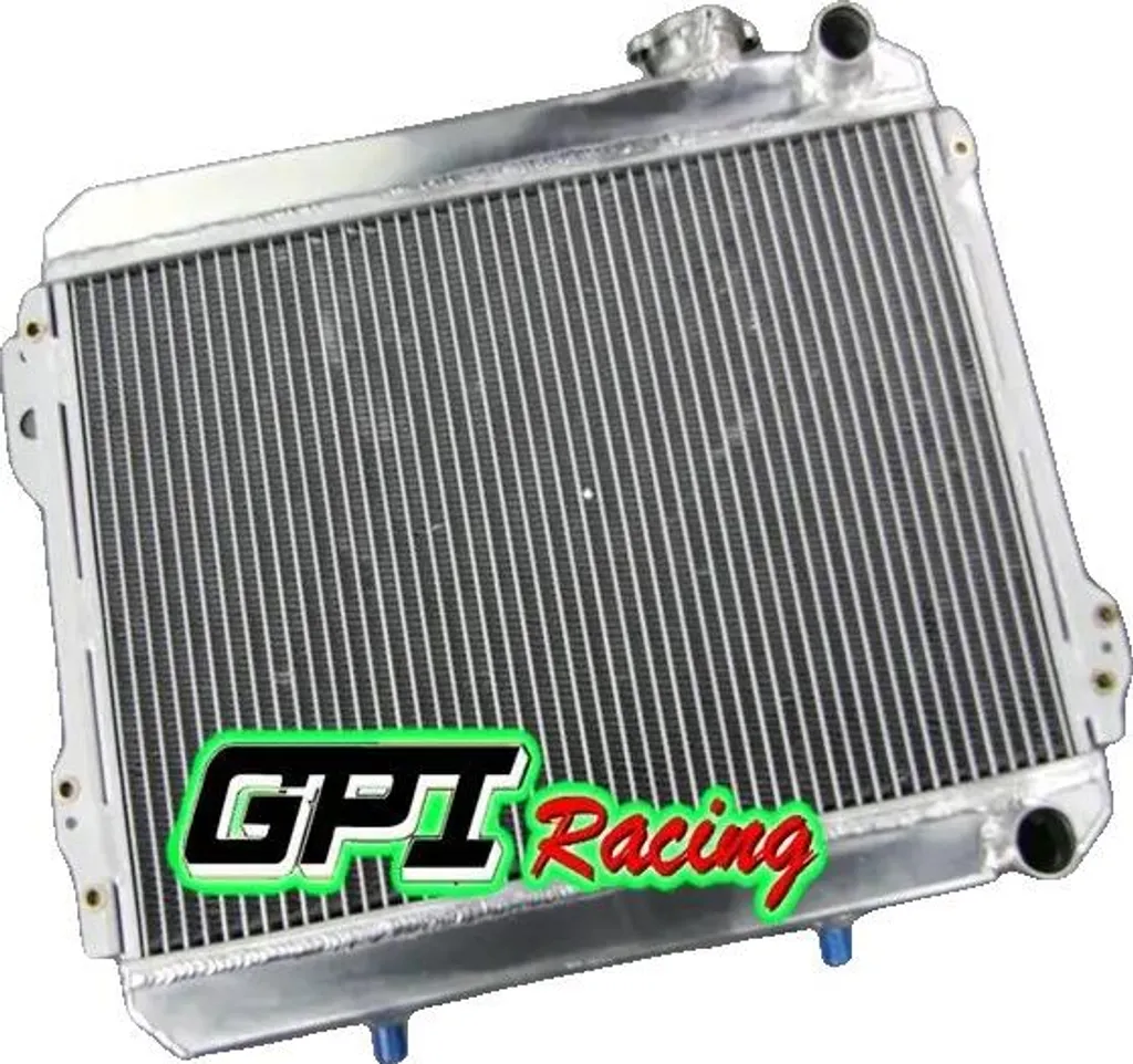 Radiateur Aluminium 2 Rangées 416H x 567B x 60mm Entrée Sortie 32mm