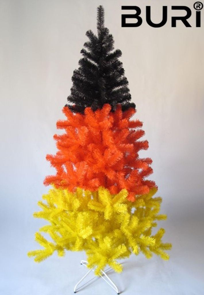 WM Katar 2022 Deutschland Weihnachtsbaum Deutschlandflagge verschiedene Größen, Größe:210 cm