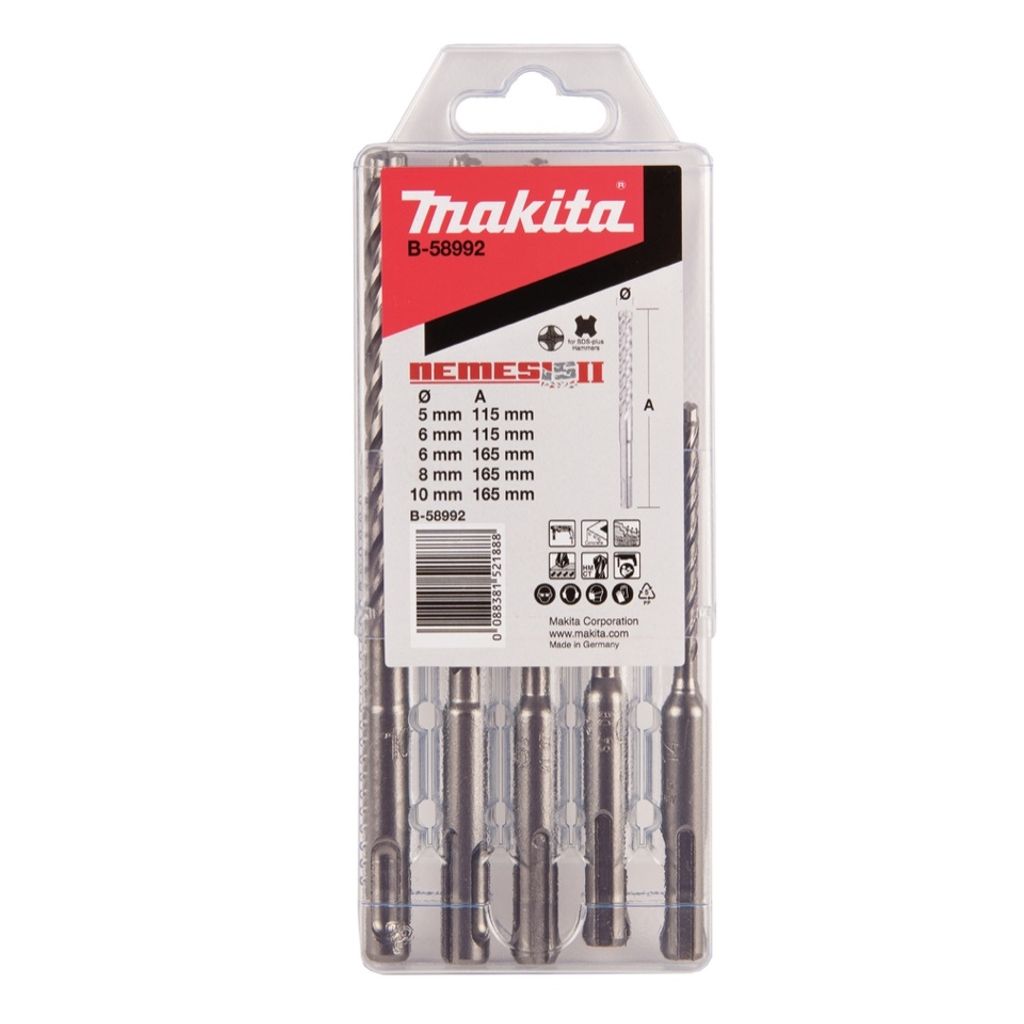 Makita B-58992 NEMESIS2 Bohrerset SDS+ 5tlg Produktbild 8