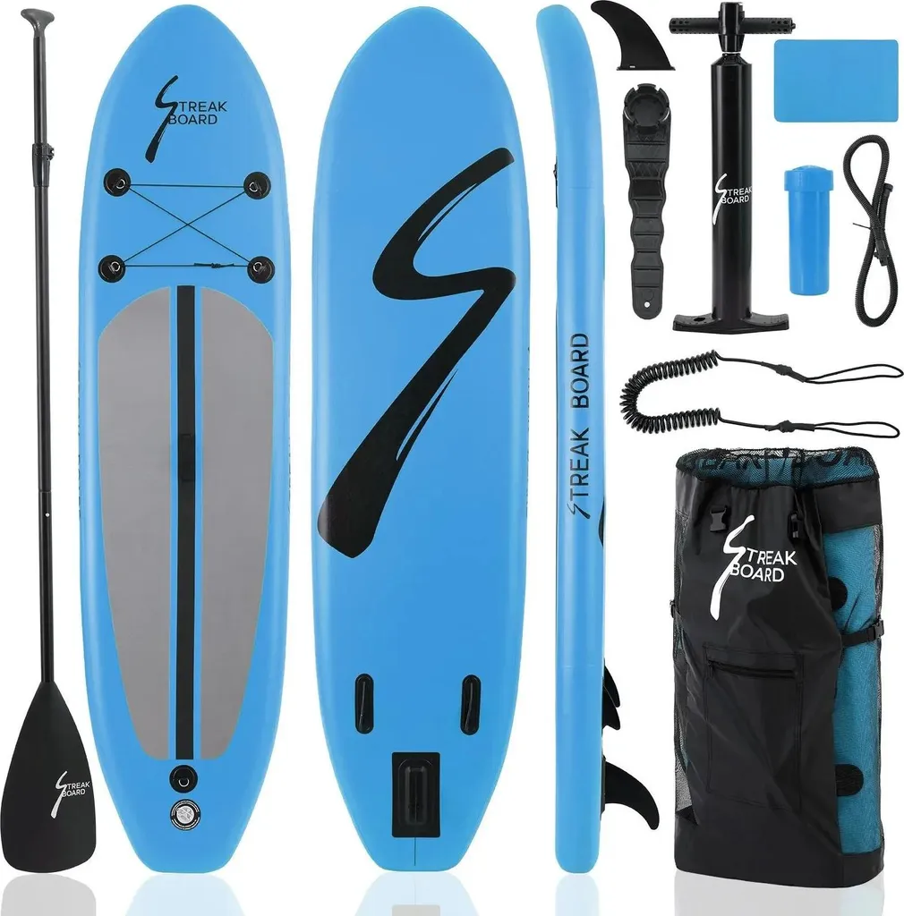 Planche SUP Gonflable Stagnante - Fini les Glissades avec le Pont en EVA