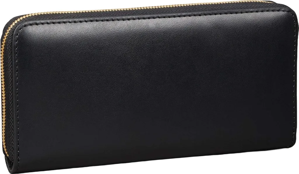 Portefeuille Zippé Calvin Klein Noir - Grand Format Multi-Compartiments - 11