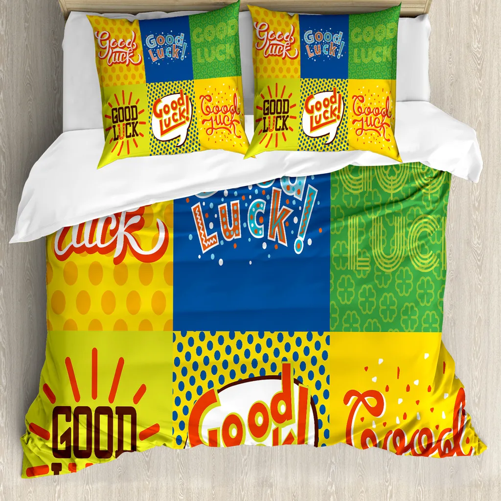 ABAKUHAUS Copripiumino Pop-Art 155x220: Arredo Letto Multicolor Antiacaro