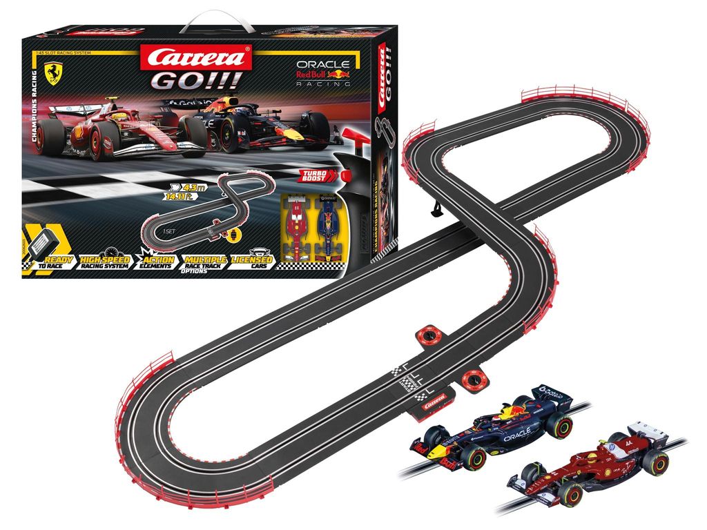Carrera GO!!! Autorennbahn Set Champions Racing | F1 Racing Produktbild 