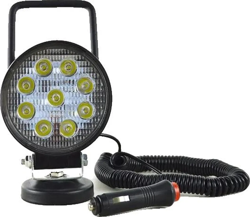 Projecteur de chantier LED portatif 27W Flut orientable aimanté
