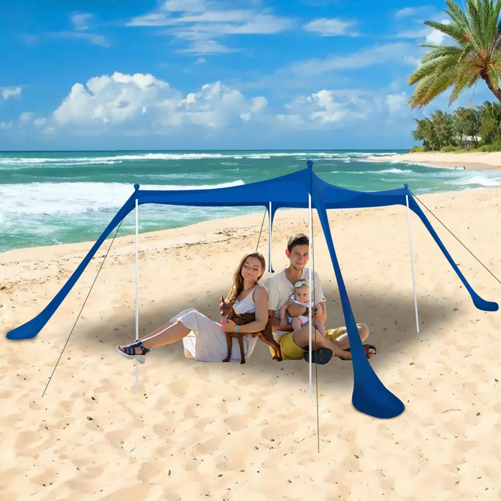 Auvent de Plage et Jardin Yakimz 3x3m - Idéal pour Fêtes et Réceptions