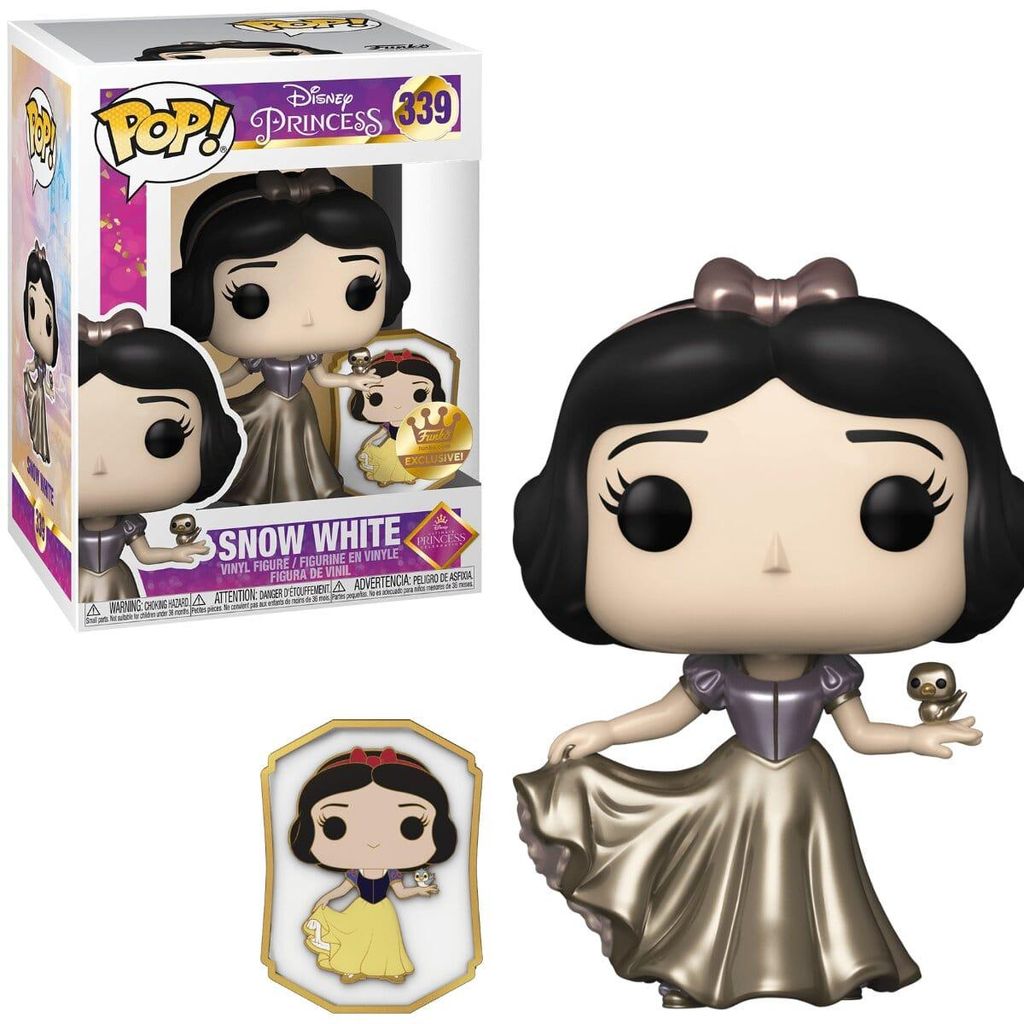 Funko Pop! Disney Princess: Snow white with Figure & Pin Funko Exclusive #339