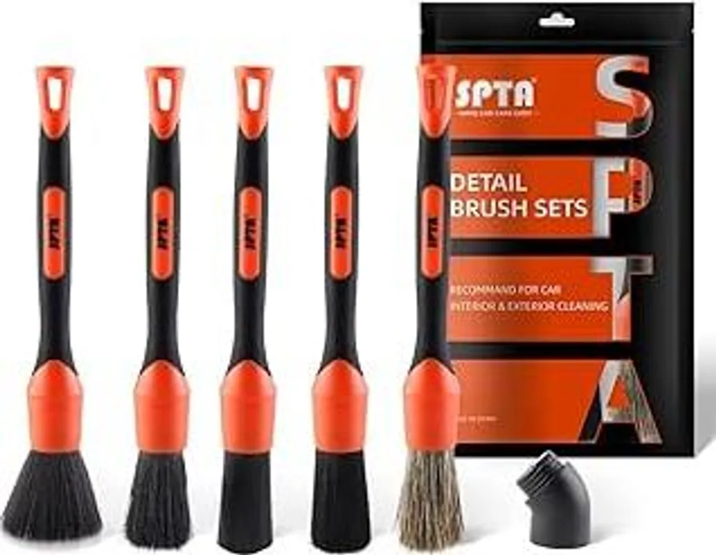 Dettagli Auto Impeccabili: Set 5 Spazzole Premium BRFCD16