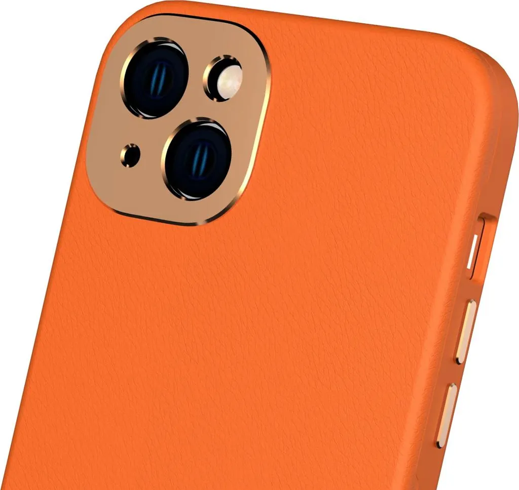 Moshi Coque iPhone 14 Altra avec Strap MagSafe Orange - Étui de Luxe