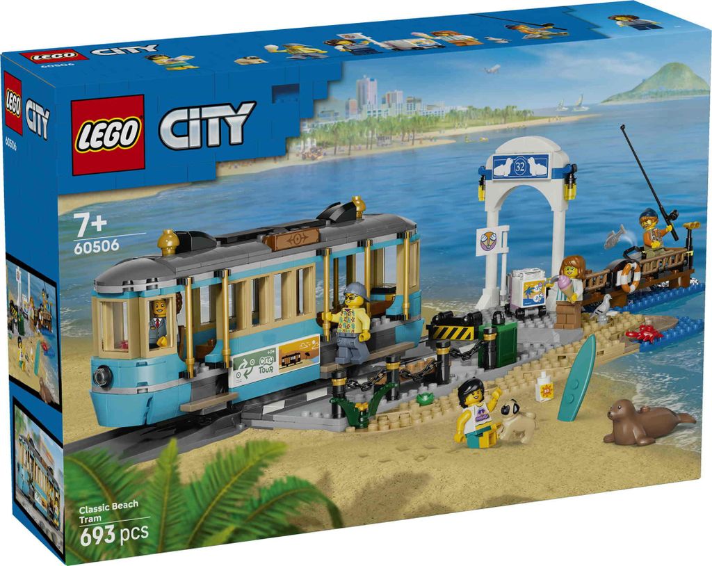 LEGO® City Klassische Strandstraßenbahn (60506); Bauset für Produktbild 
