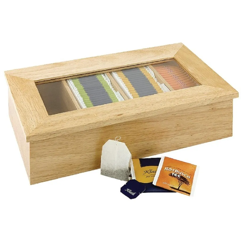 Contenitore Tè Olympia Legno 20x16cm - Qualità Professionale