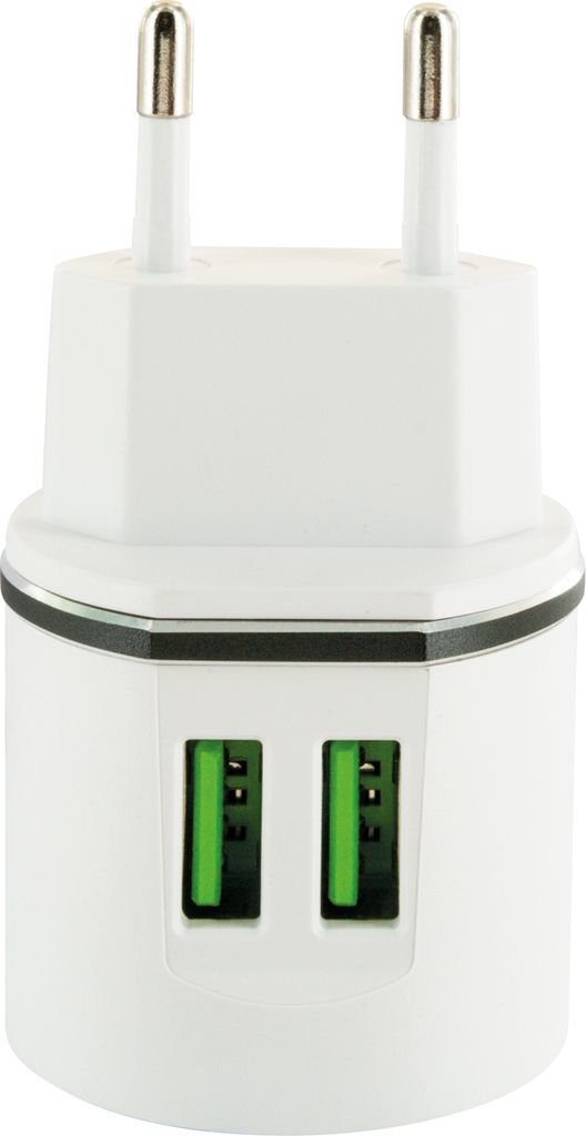 Schwaiger 230V Ladeadap., 2xUSB 2.0 A Buchse 1 x Image du produit 