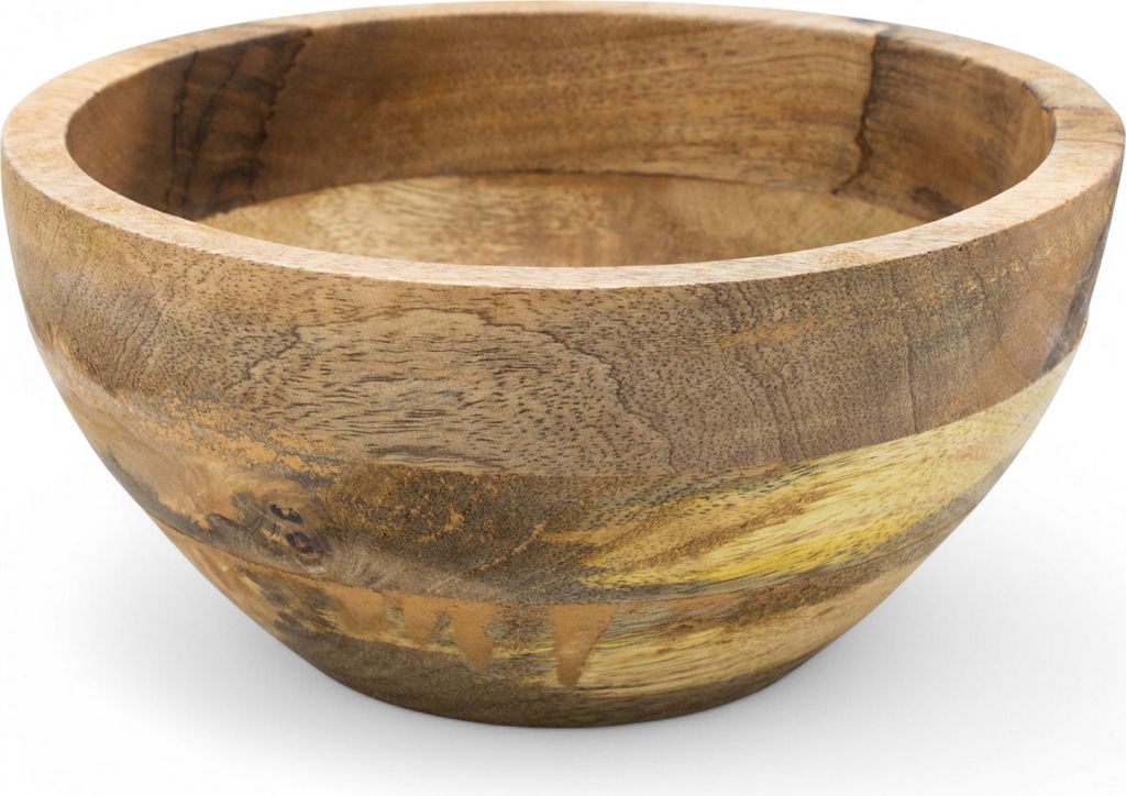 3.08 Bol rond décoratif en bois de manguier - Ø 20 cm Image du produit 
