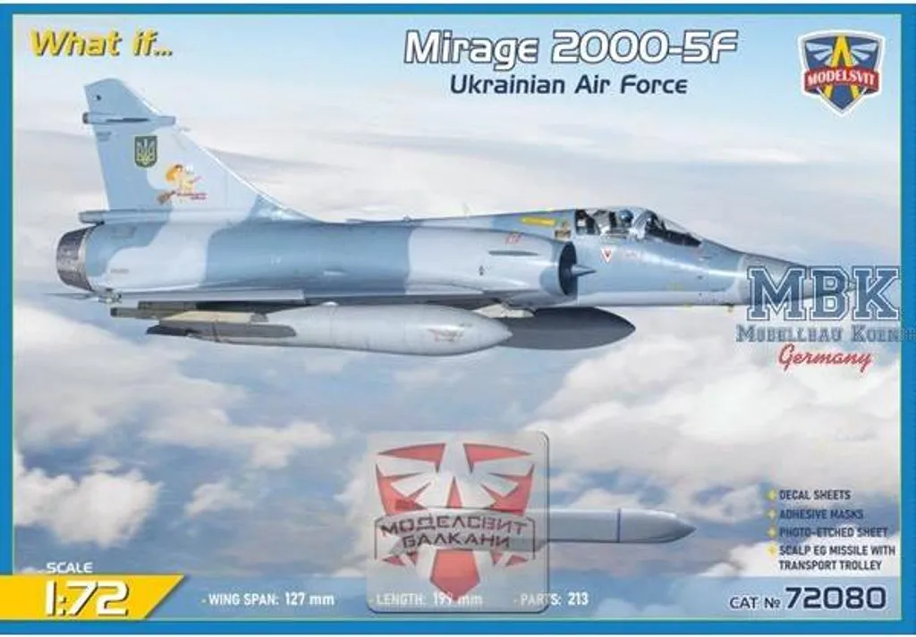 Maquette Avion de Chasse Mirage 2000-5F - Kit de Collection VIT72080