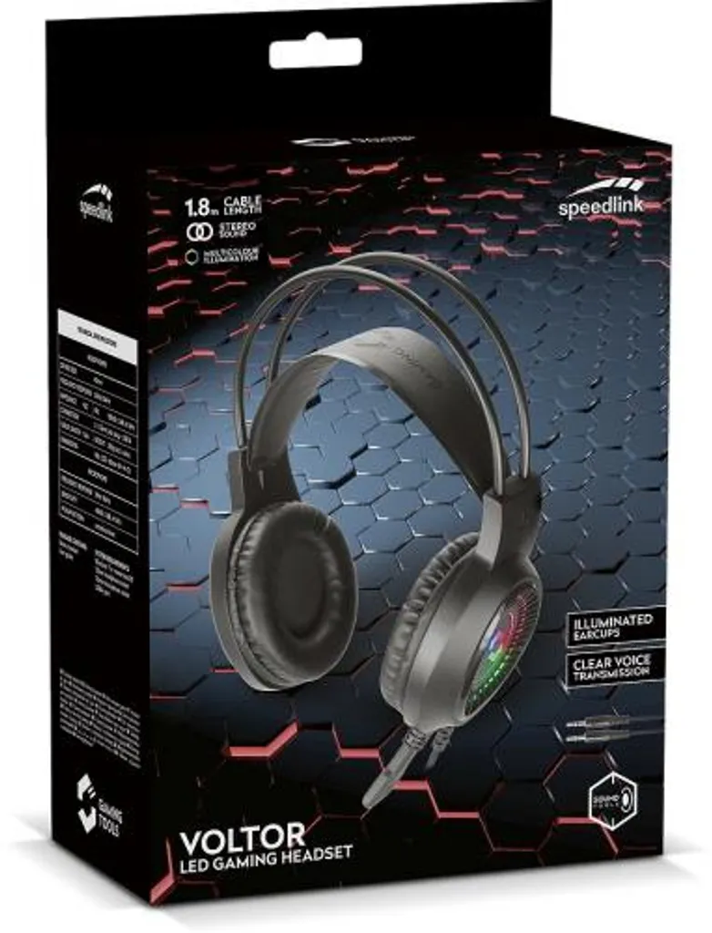 SpeedLink SPEEDLINK VOLTOR Cuffia cablata Head-band Gaming USB Type-A Nero - 10