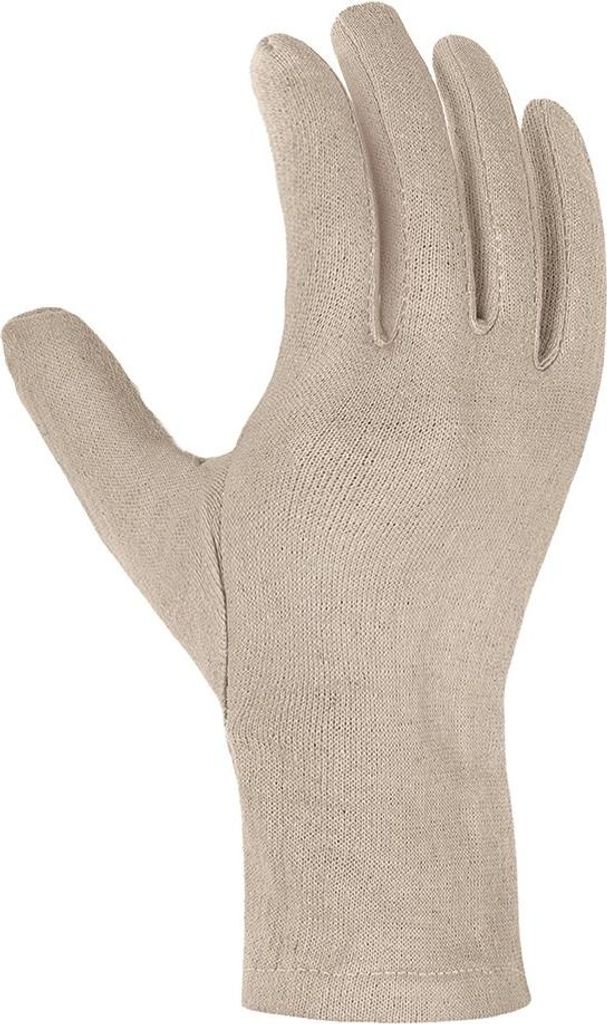 teXXor Baumwolljersey-Handschuhe MITTELSCHWER 10, rohweiß